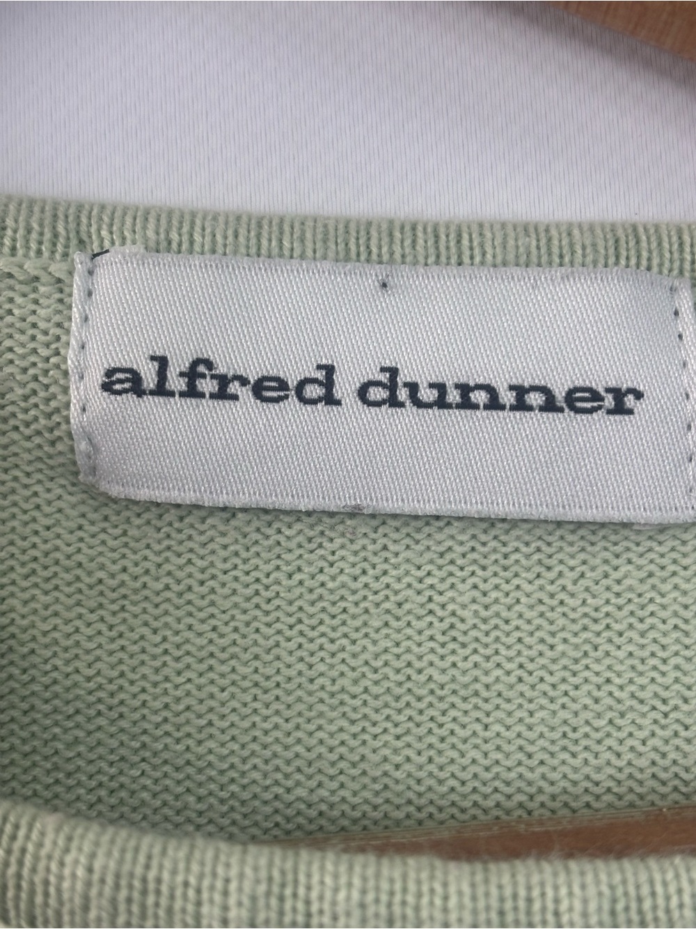 Alfred Dunner Floral Embroidered Beaded Short Sleeve Sweater Small Green VTG - Picture 5 of 8